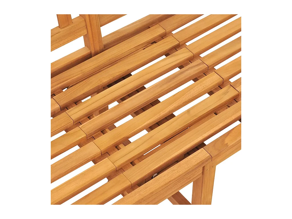 3-Sitzer-Gartenbank mit Tisch 150 cm aus massivem Teakholz