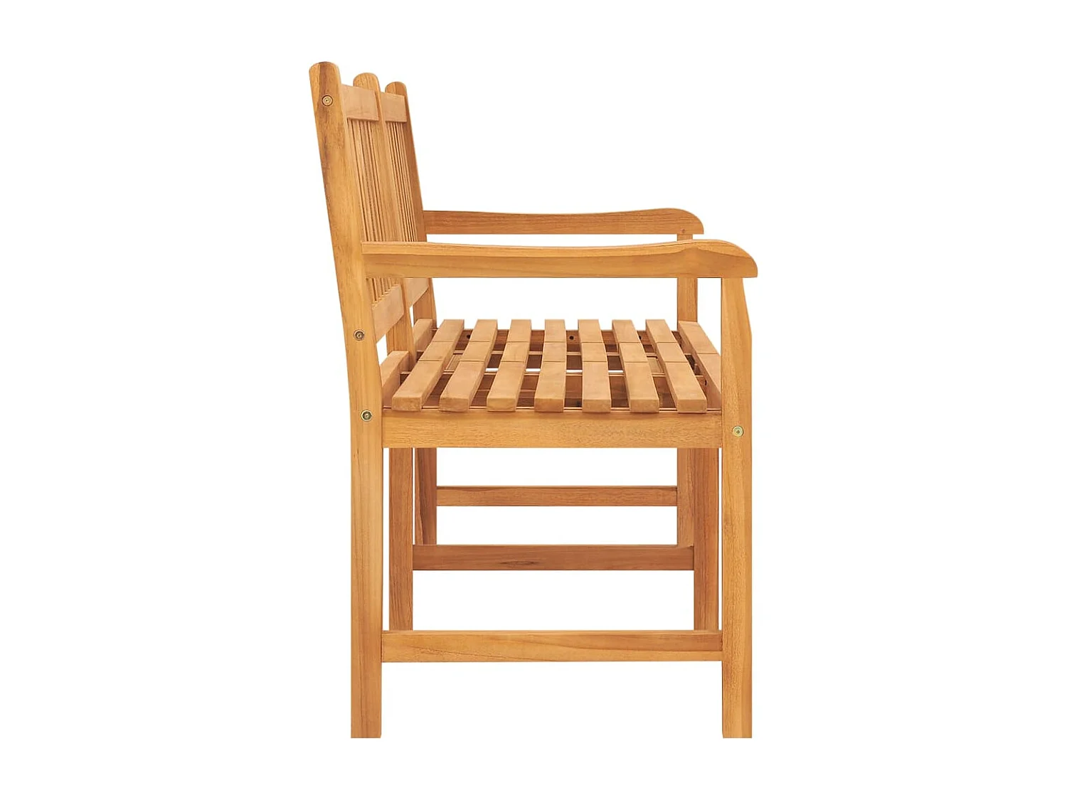 Banc de jardin 3 places avec table 150 cm bois de teck massif