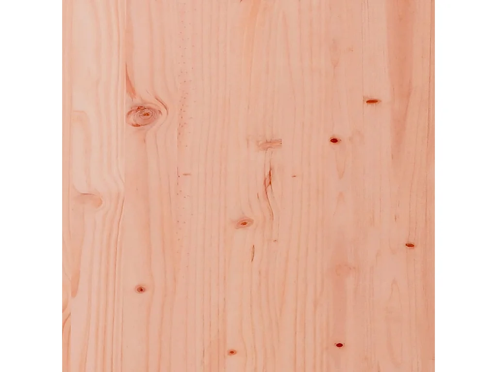 Panca da giardino gabbione di design 43x44x42 cm in legno massello di abete Douglas