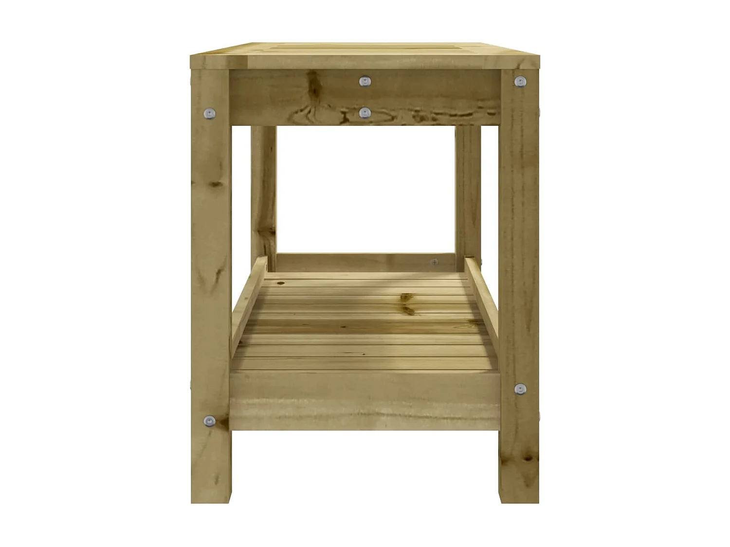 Banc de jardin 82,5x35x45 cm bois de pin imprégné