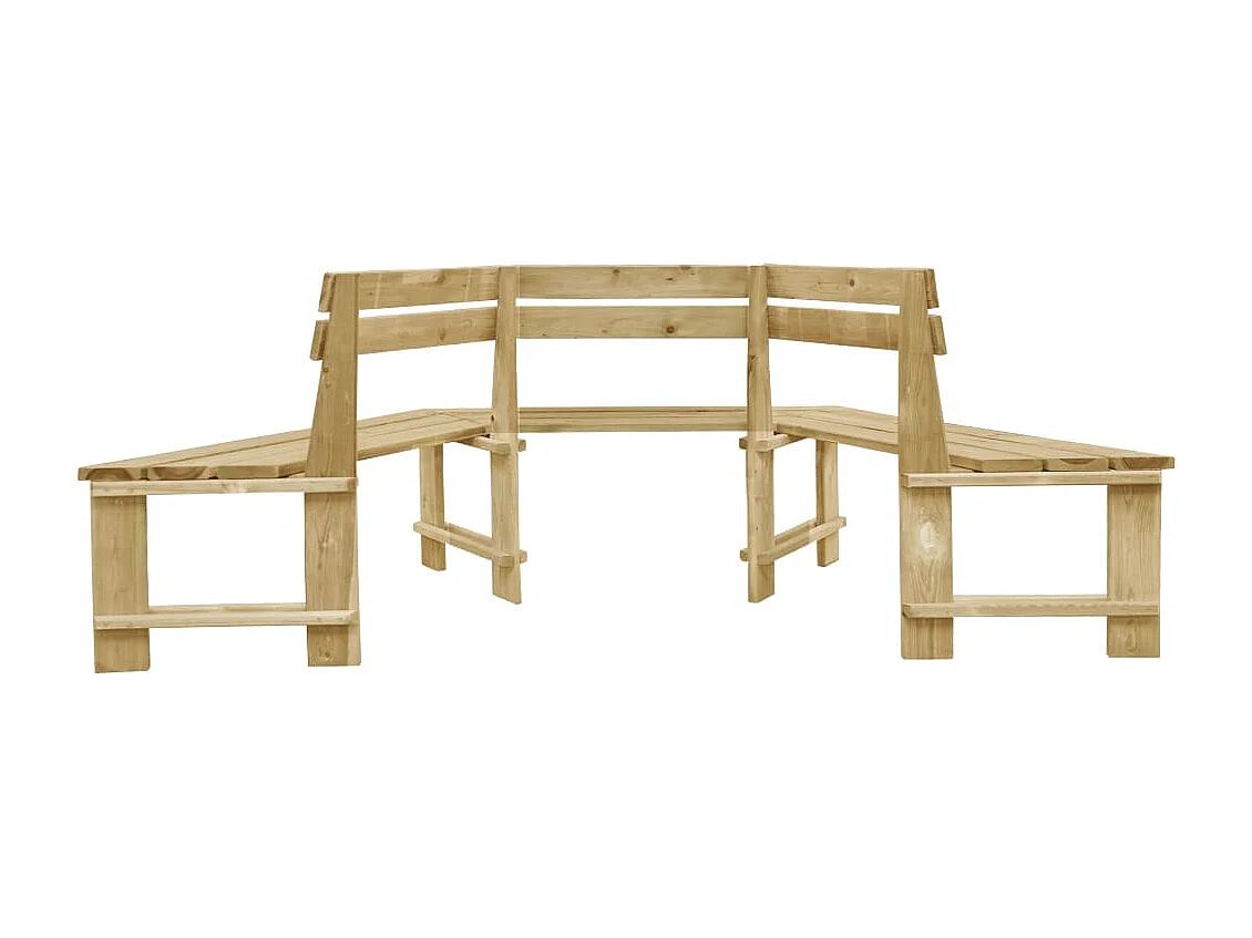 Banc de jardin 240 cm Bois de pin imprégné