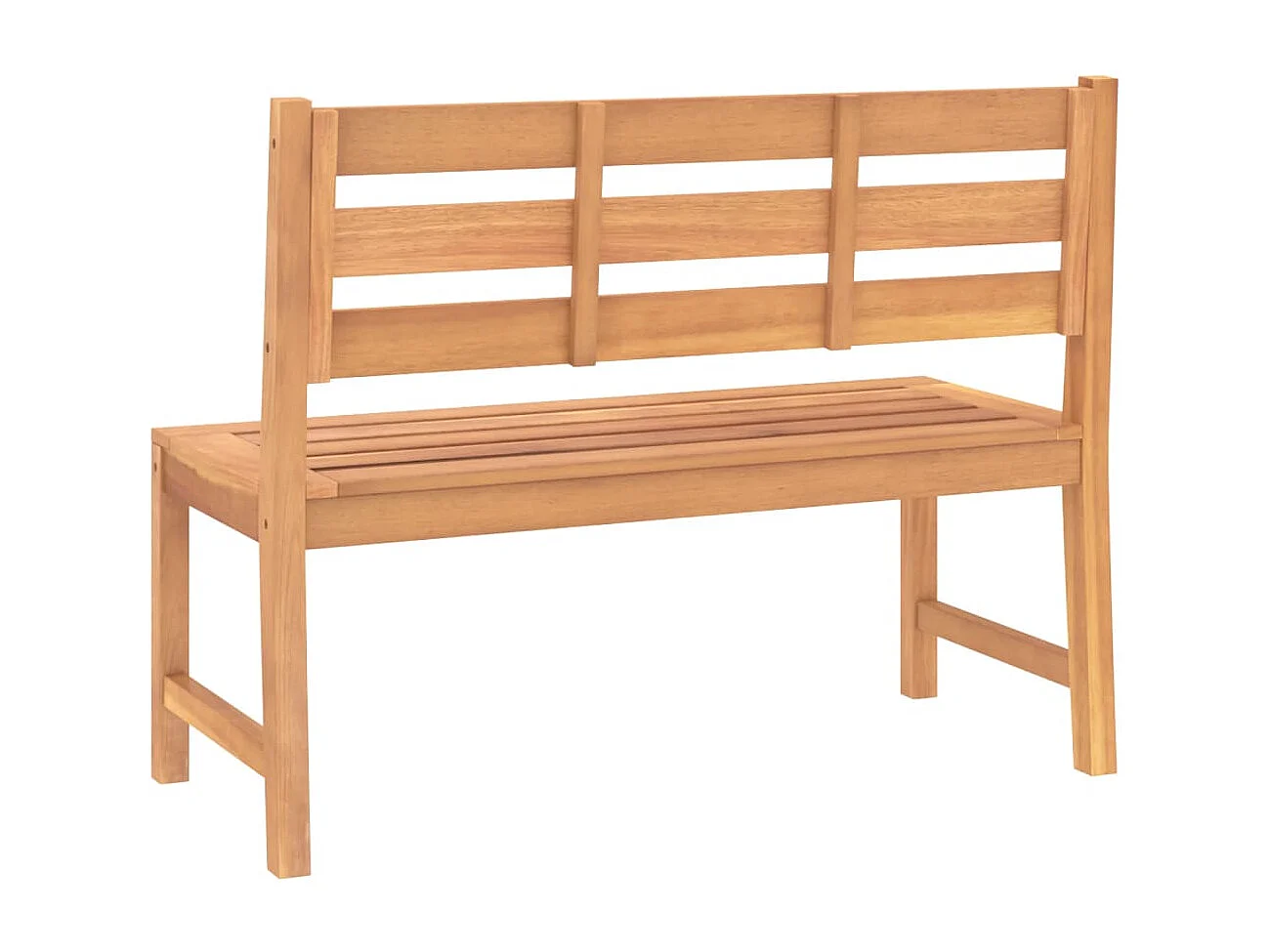 Banc de jardin 114 cm Bois de teck solide