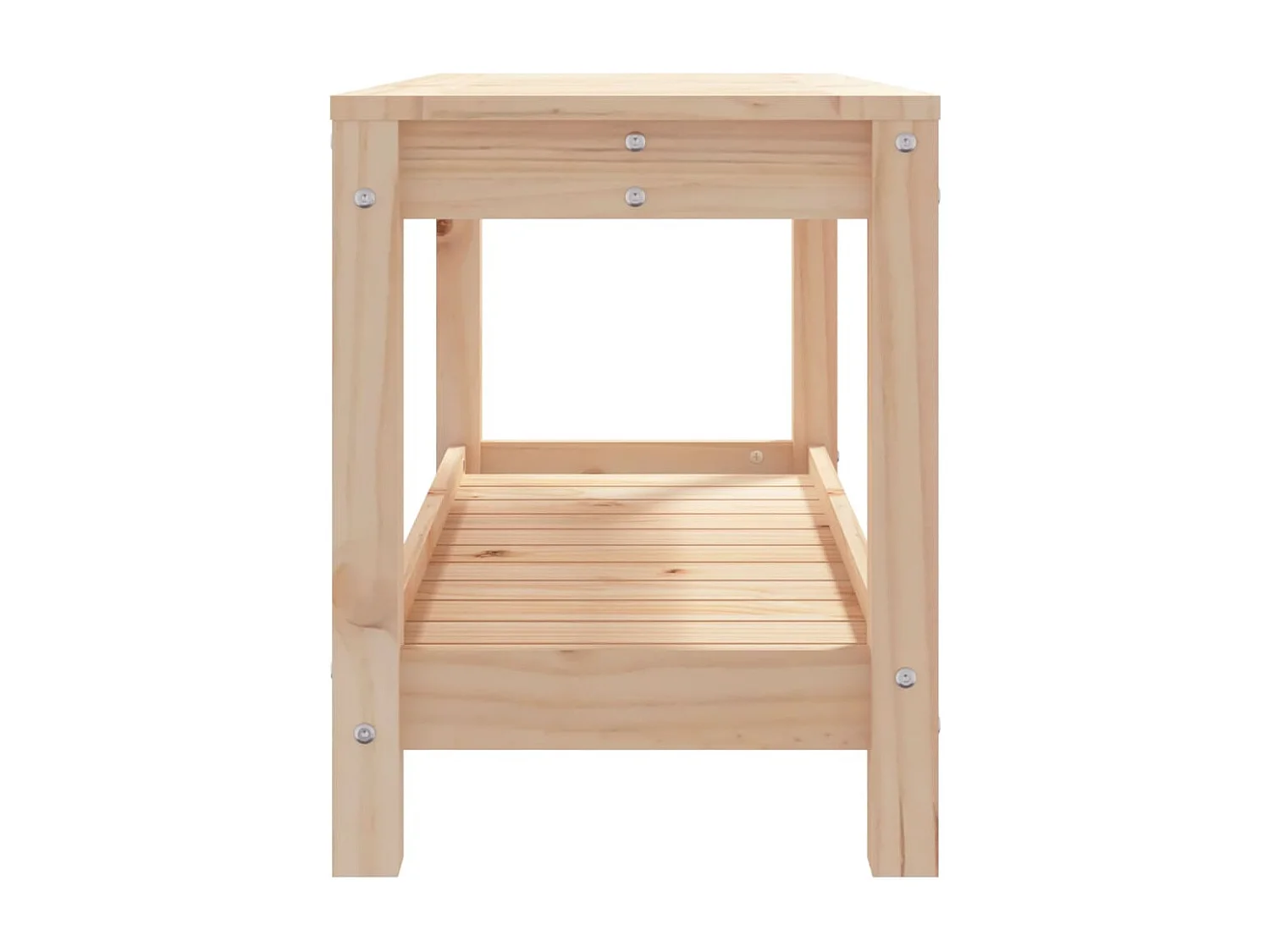 Gartenbank 82,5x35x45 cm aus massivem Kiefernholz