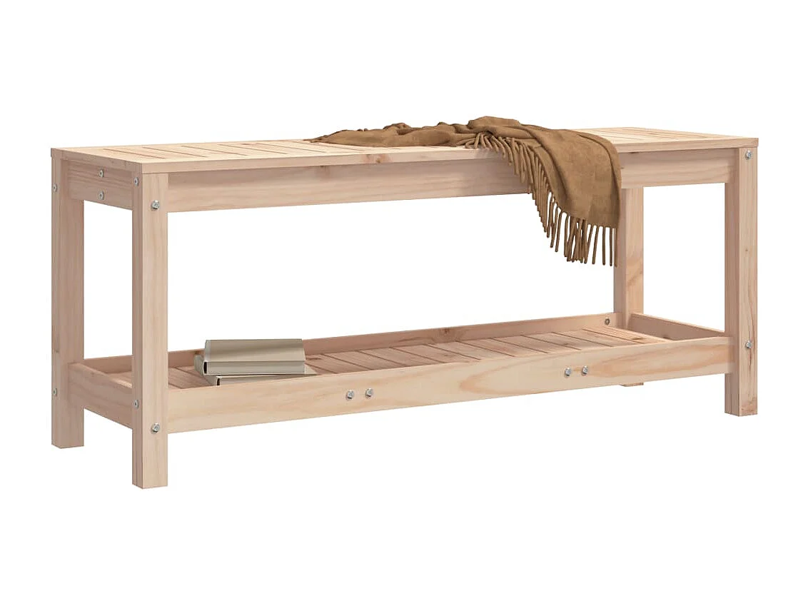 Tuinbank 108x35x45 cm massief grenenhout