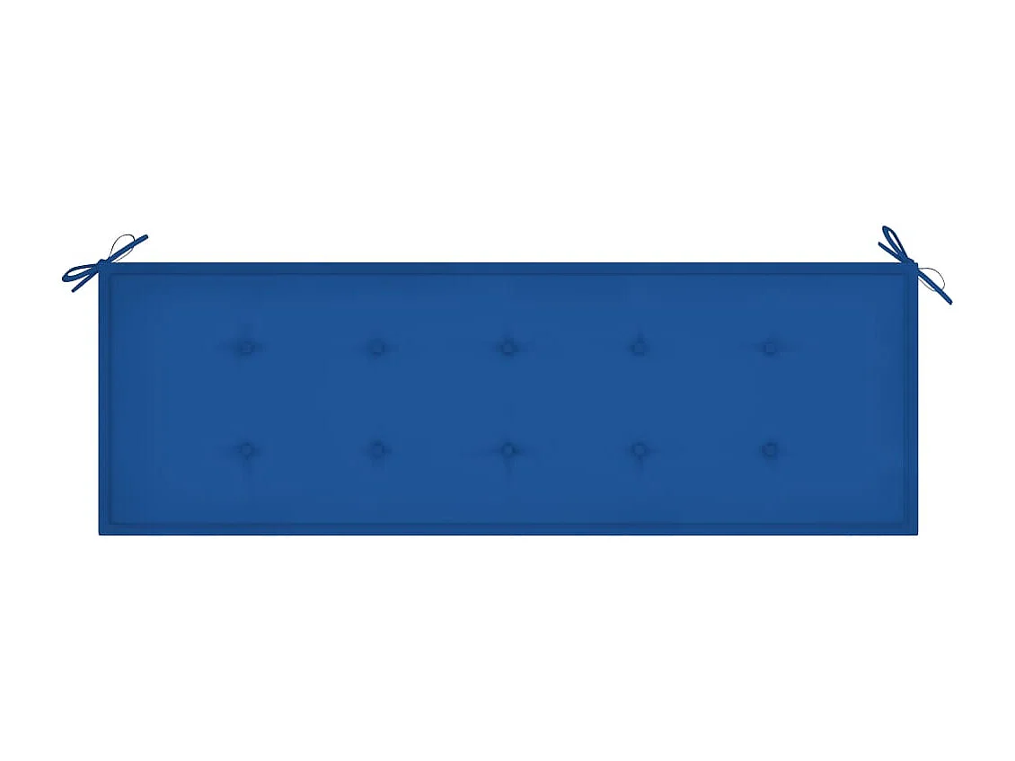 Panca da giardino con cuscino 157 cm Legno massello di acacia