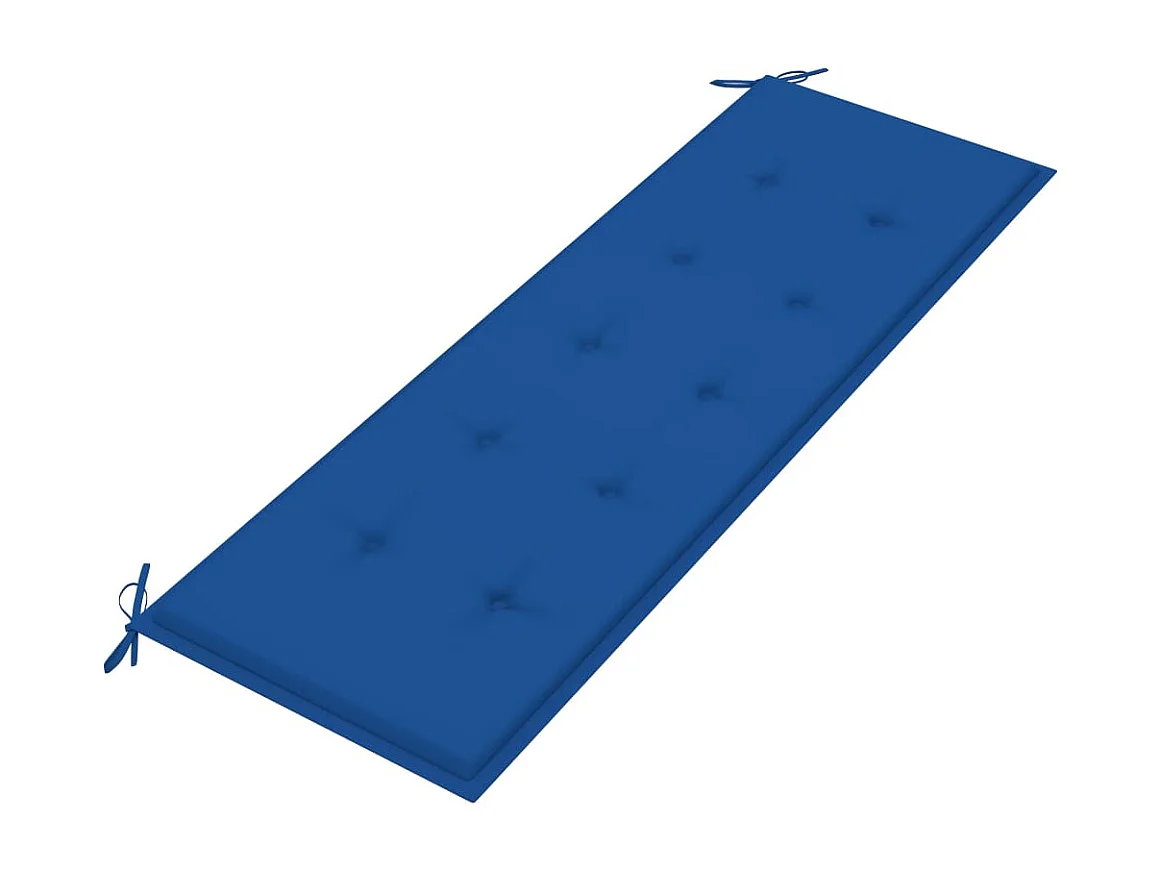 Banco de jardim com almofada 157 cm Madeira maciça de acácia