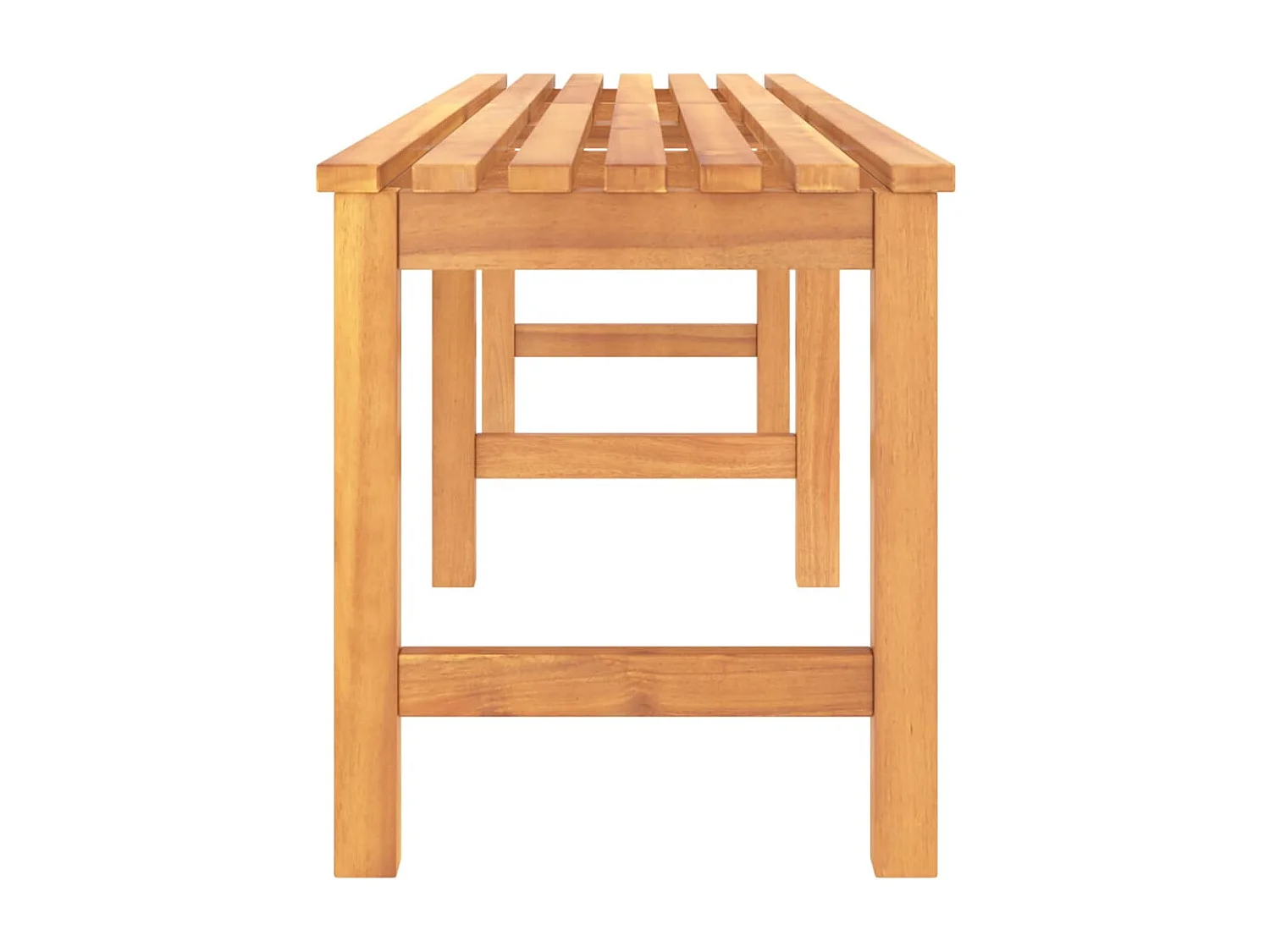 Banco de jardín 180 cm madera maciza de teca