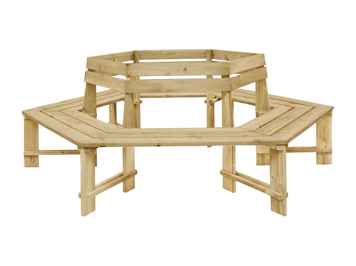 Banc de jardin 240 cm Bois de pin imprégné
