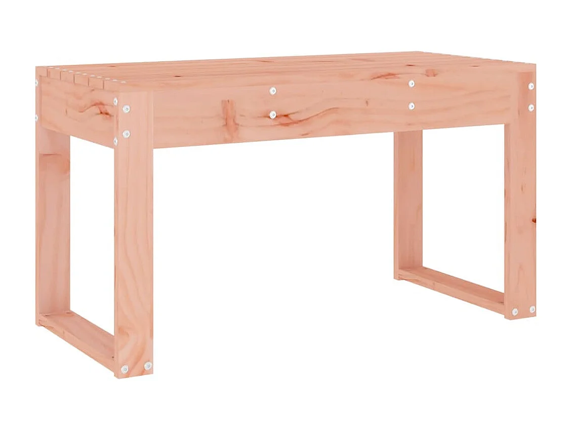 Banco de jardín 80x38x45 cm madera maciza Douglas
