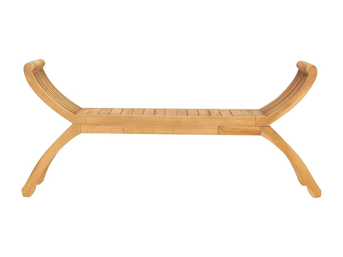 Banc de jardin 126 cm Bois de teck solide