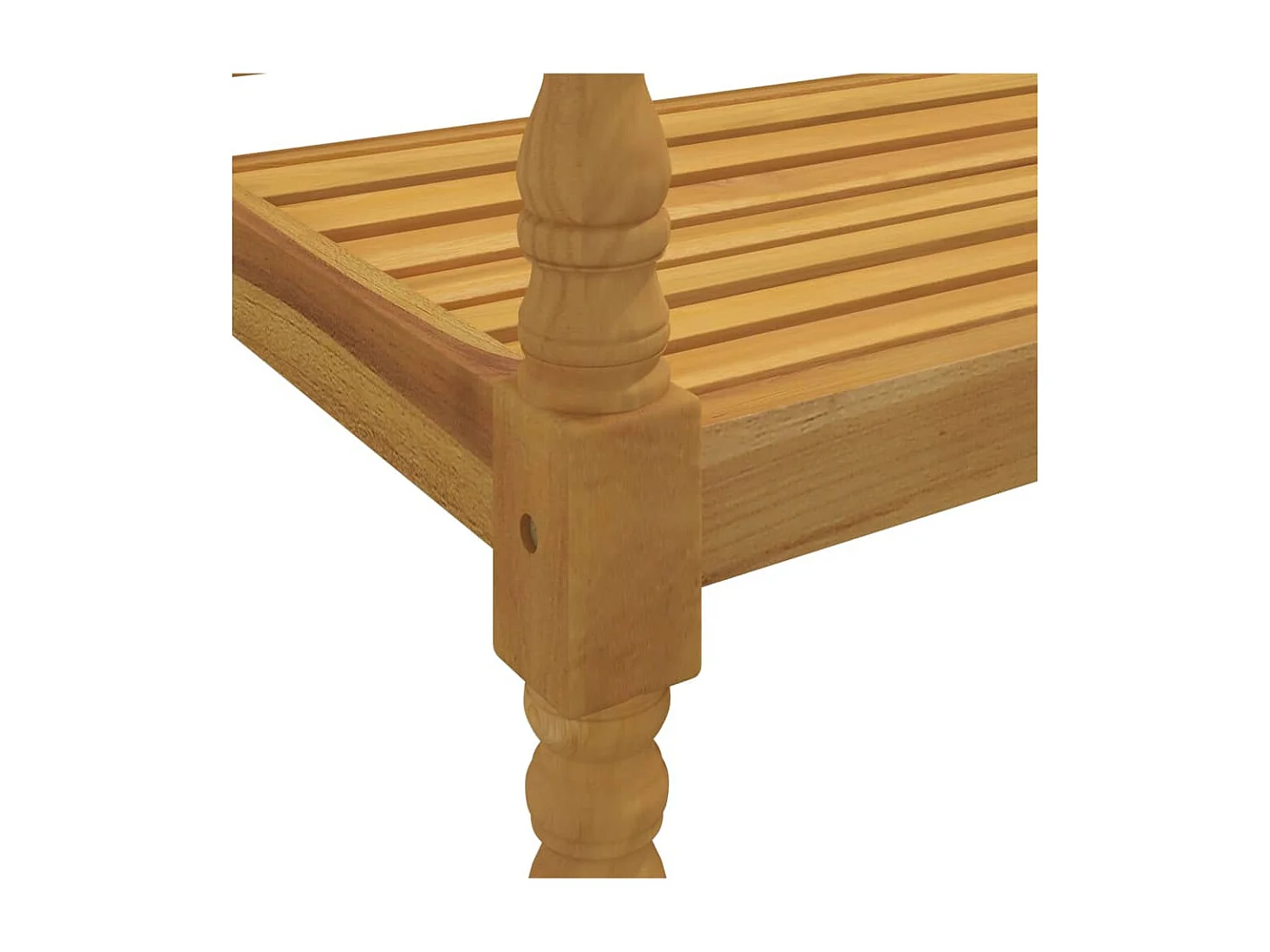 Batavia bank 150 cm Massief teakhout
