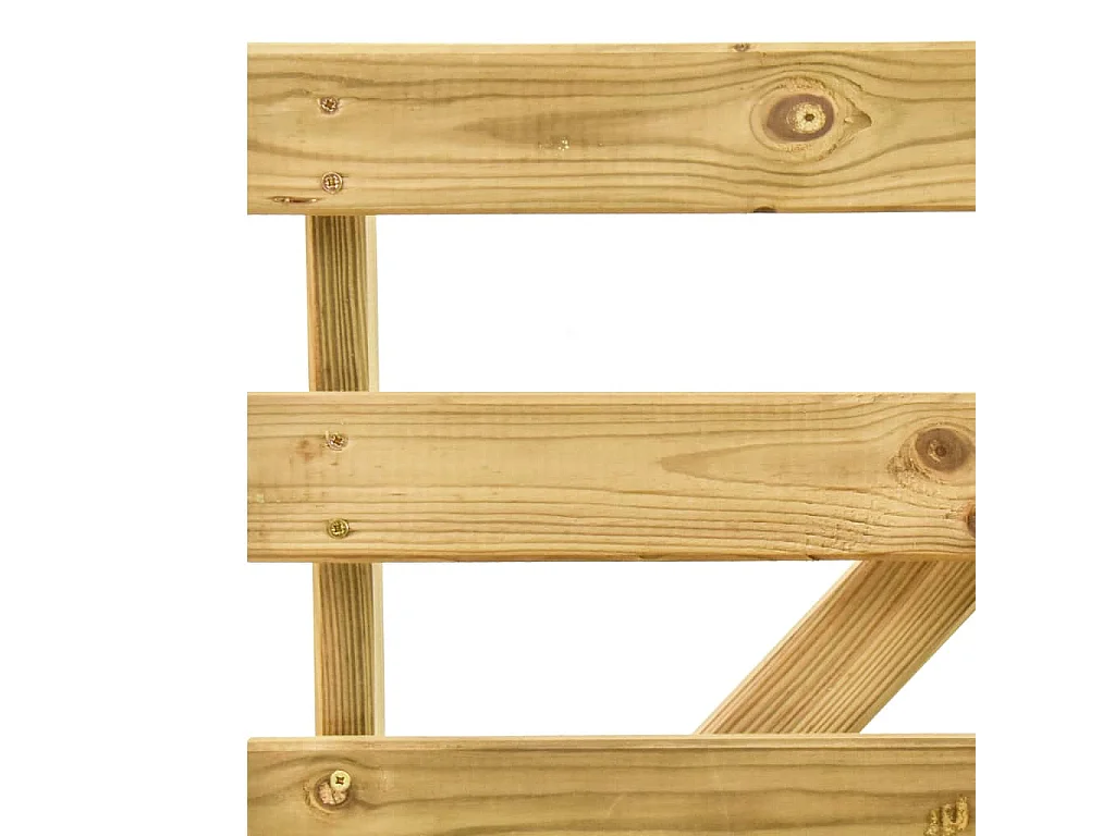 Banc de jardin 120 cm Bois de pin imprégné