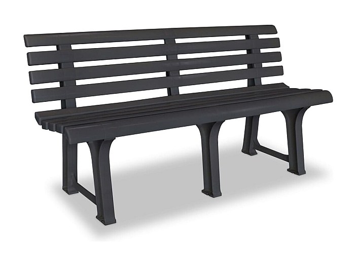 Kavolet Panca Da Giardino In Plastica Verde 145,5 Cm – Resistente E Facile Da Montare