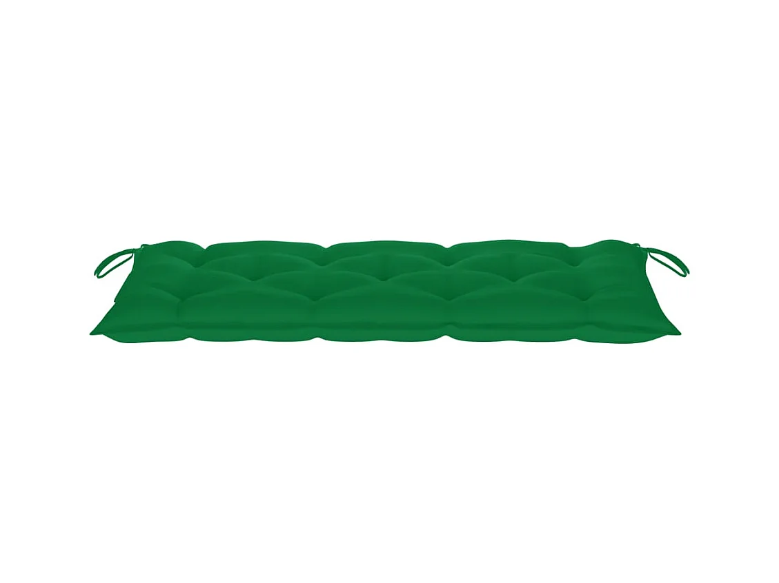 Opvouwbare tuinbank met kussen 118 cm Bamboe