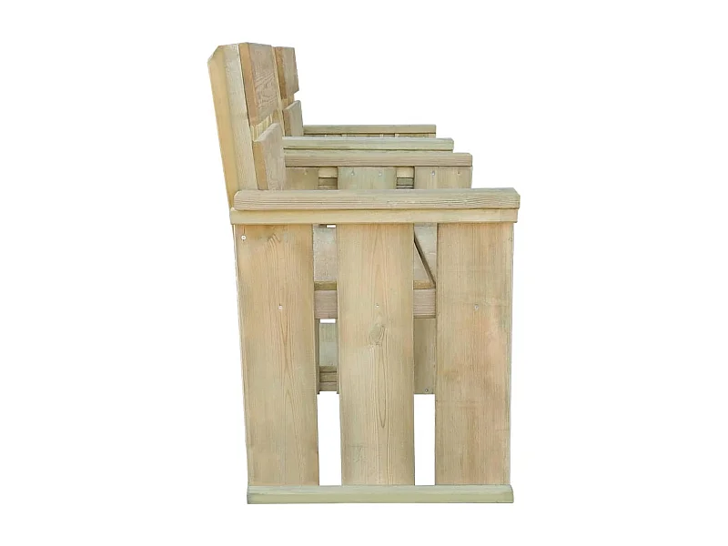 2-Sitzer-Gartenbank 150 cm Imprägniertes Kiefernholz