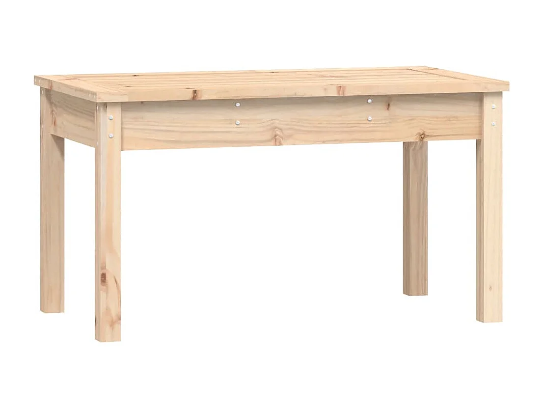 Panca da giardino 80x44x45 cm in legno di pino massiccio