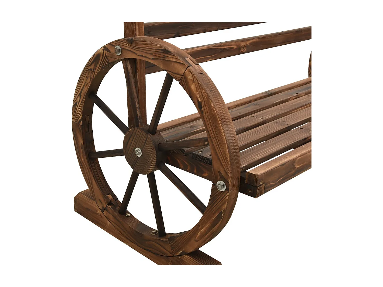 Gartenbank 112 cm aus massivem Tannenholz