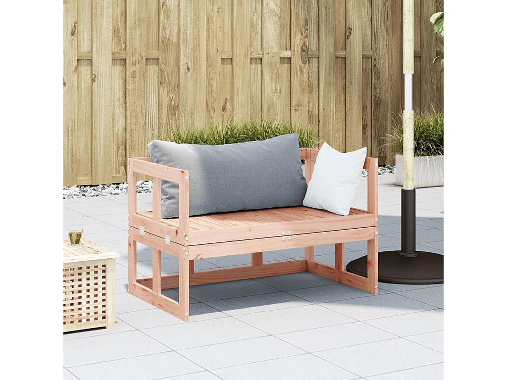 Canapé de jardin extensible bois massif de douglas