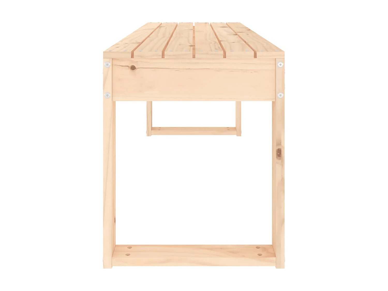 Banc de jardin 110x38x45 cm bois massif de pin