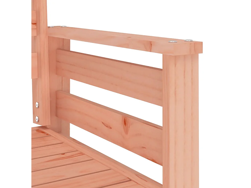 Panca da giardino con tavolo a 2 posti in legno massello di abete Douglas