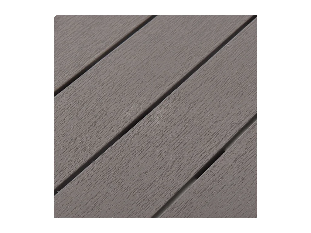 Tuinbanken 2 stuks Mokka Kunststof