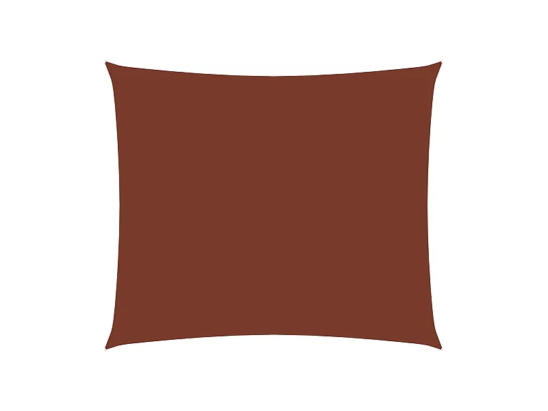 Sonnenschirmsegel rechteckiges Oxford-Gewebe 2x3 m Terrakotta