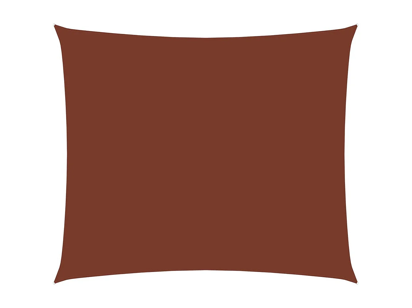 Parasolzeil rechthoekig oxfordstof 2x3m terracotta