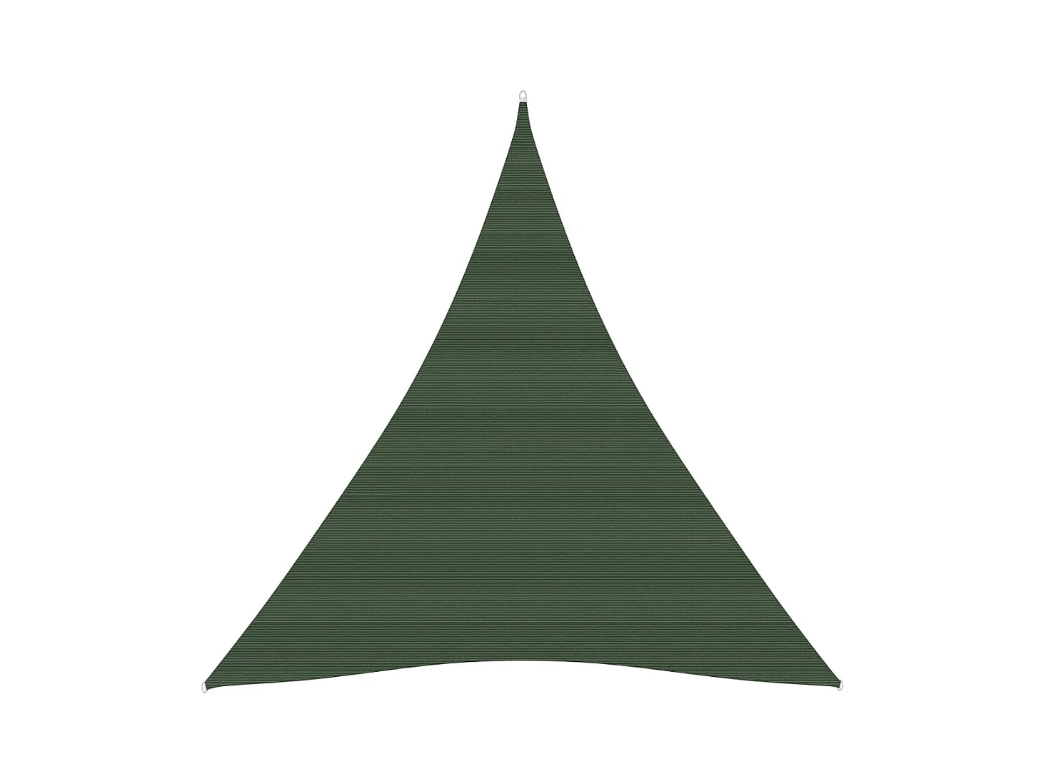 Voile d'ombrage 160 g/m² Vert foncé 4x5x5 m PEHD
