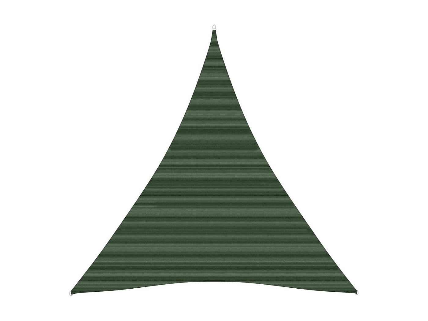 Tenda Ombreggiante Rettangolare HDPE 160 G/m² Verde Scuro 2x3 M Per Giardino E Terrazzo