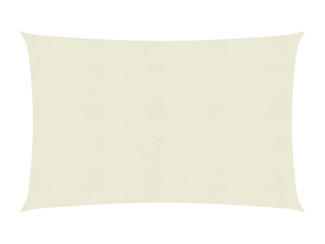 Voile d'ombrage 160 g/m² Crème 4x5 m PEHD