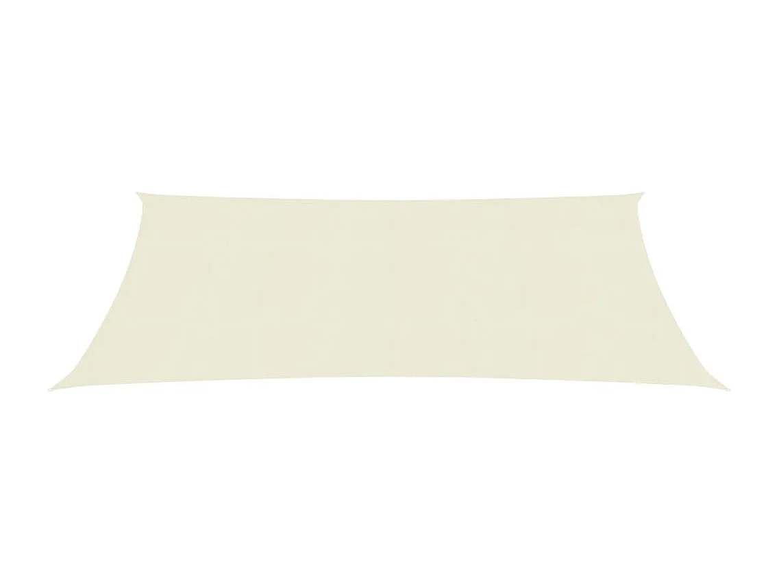Voile d'ombrage 160 g/m² Crème 4x5 m PEHD