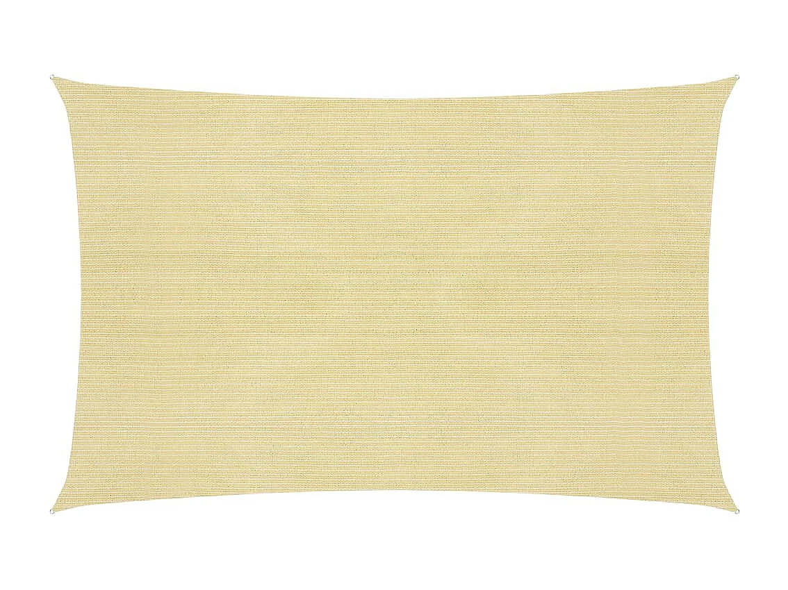 Voile d'ombrage 160 g/m² Beige 5x8 m PEHD