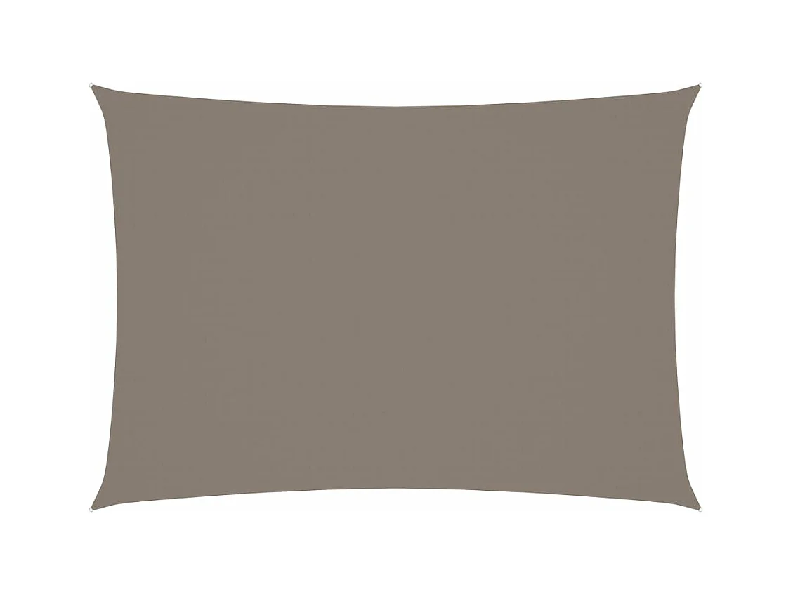 Guarda-sol vela retangular tecido oxford 3x4 m cinza