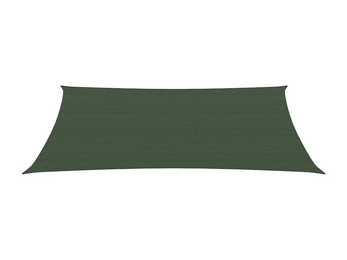 Voile d'ombrage 160 g/m² Vert foncé 2x4 m PEHD