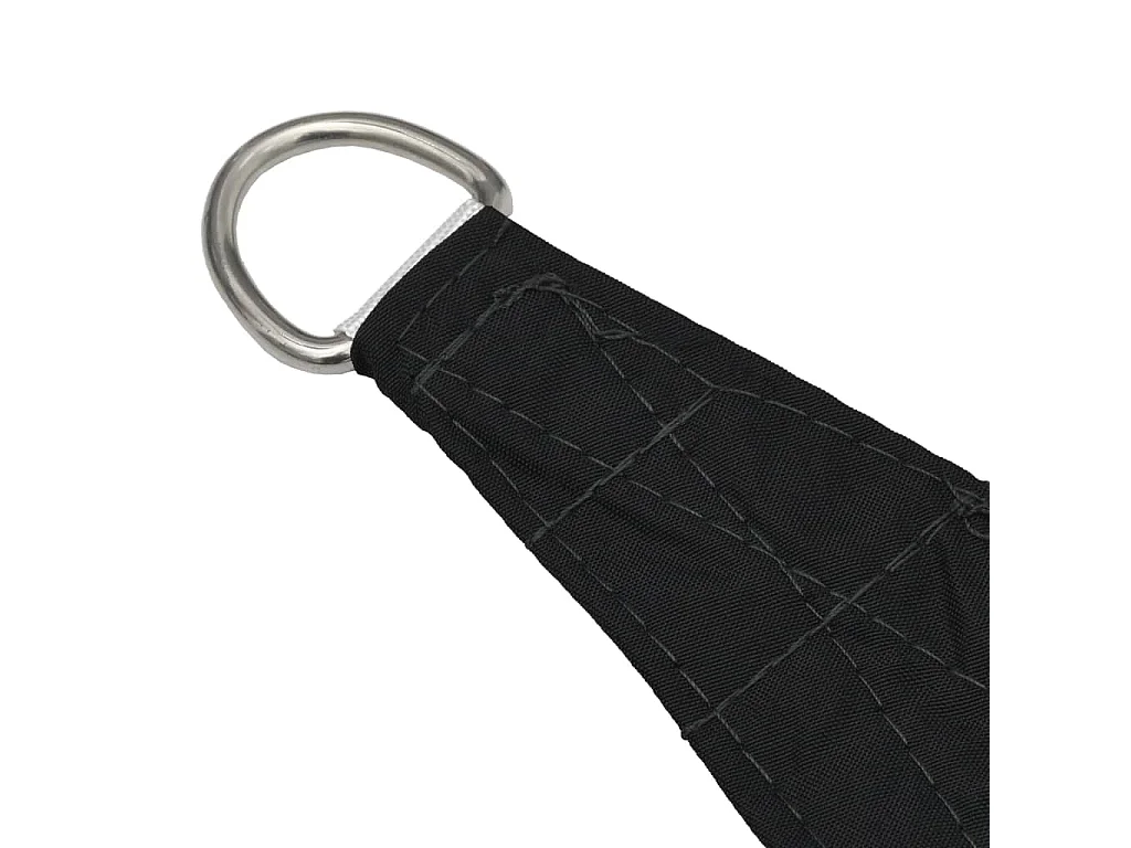 Voile de parasol tissu oxford carré 5x5 m noir