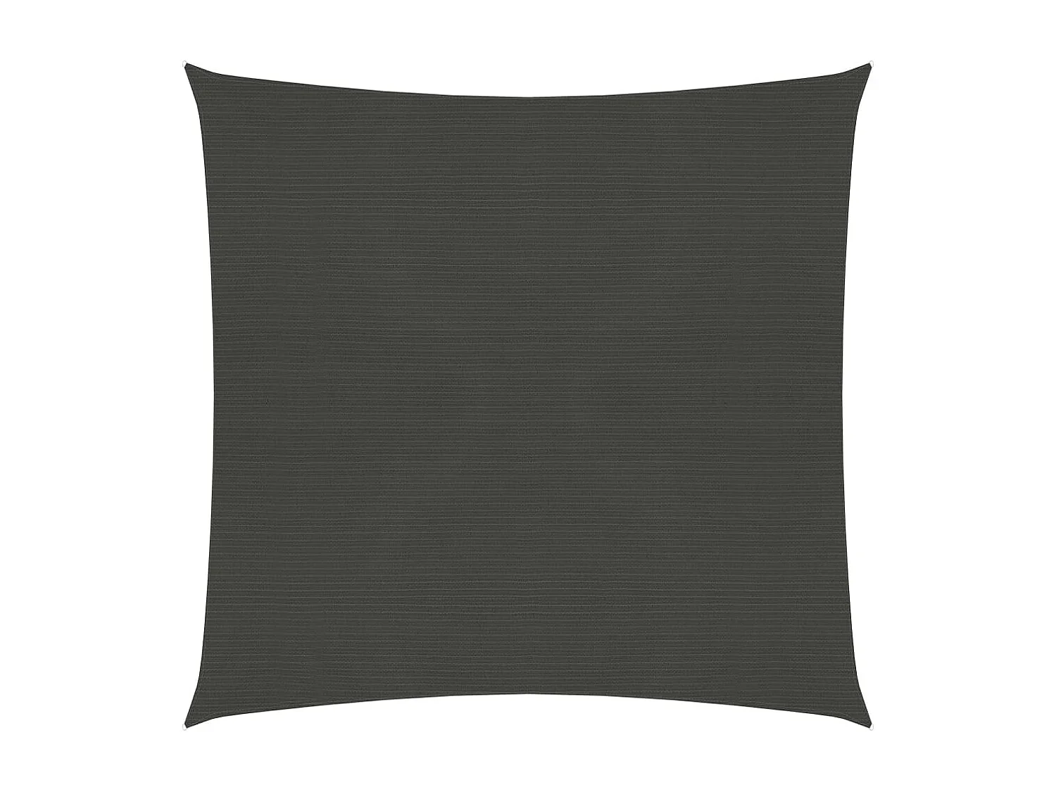 Voile d'ombrage 160 g/m² Anthracite 5x5 m PEHD
