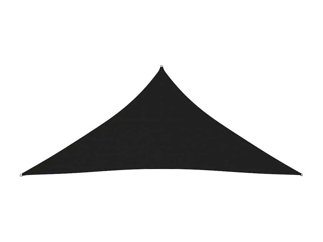 Voile de parasol tissu oxford triangulaire 4x5x5 m noir