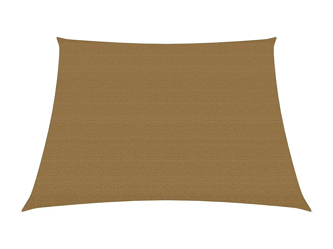 Sonnensegel 160 g/m² Taupe 4/5x3 m HDPE