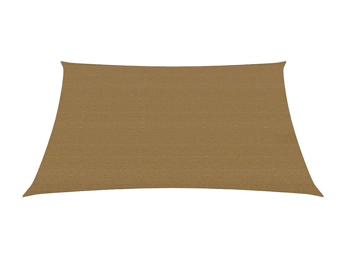 Sonnensegel 160 g/m² Taupe 4/5x3 m HDPE