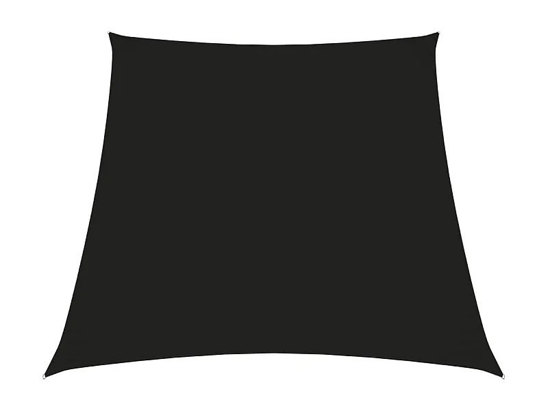 Parasolzeil Oxford stof trapeze 3/4x3 m Zwart