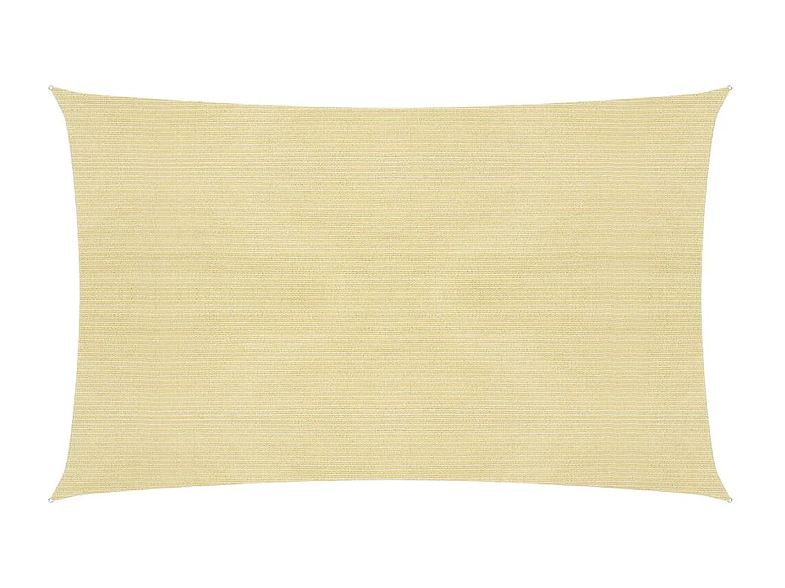 Voile d'ombrage 160 g/m² Beige 2,5x5 m PEHD