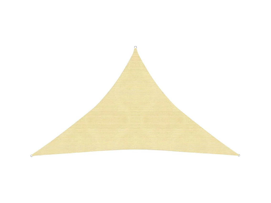 Voile d'ombrage 160 g/m² Beige 4x4x5,8 m PEHD