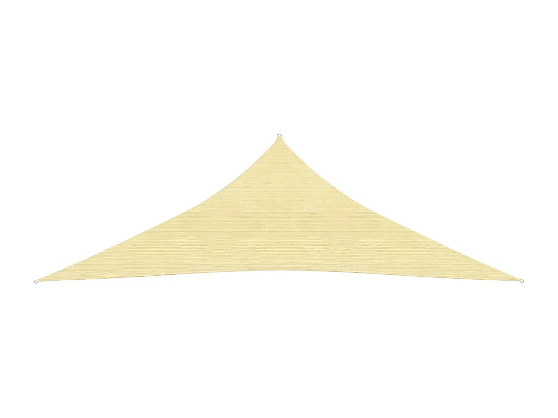 Voile d'ombrage 160 g/m² Beige 4x4x5,8 m PEHD