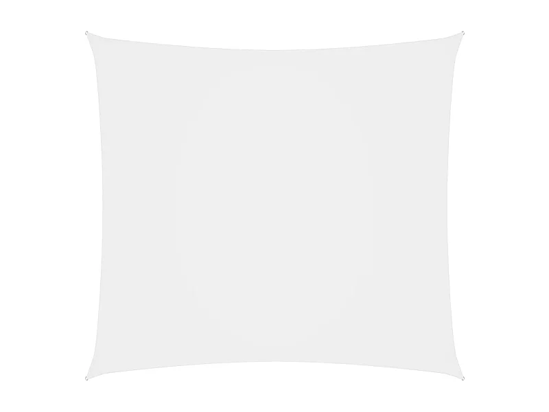Guarda-sol vela quadrada tecido oxford 4x4 m branco