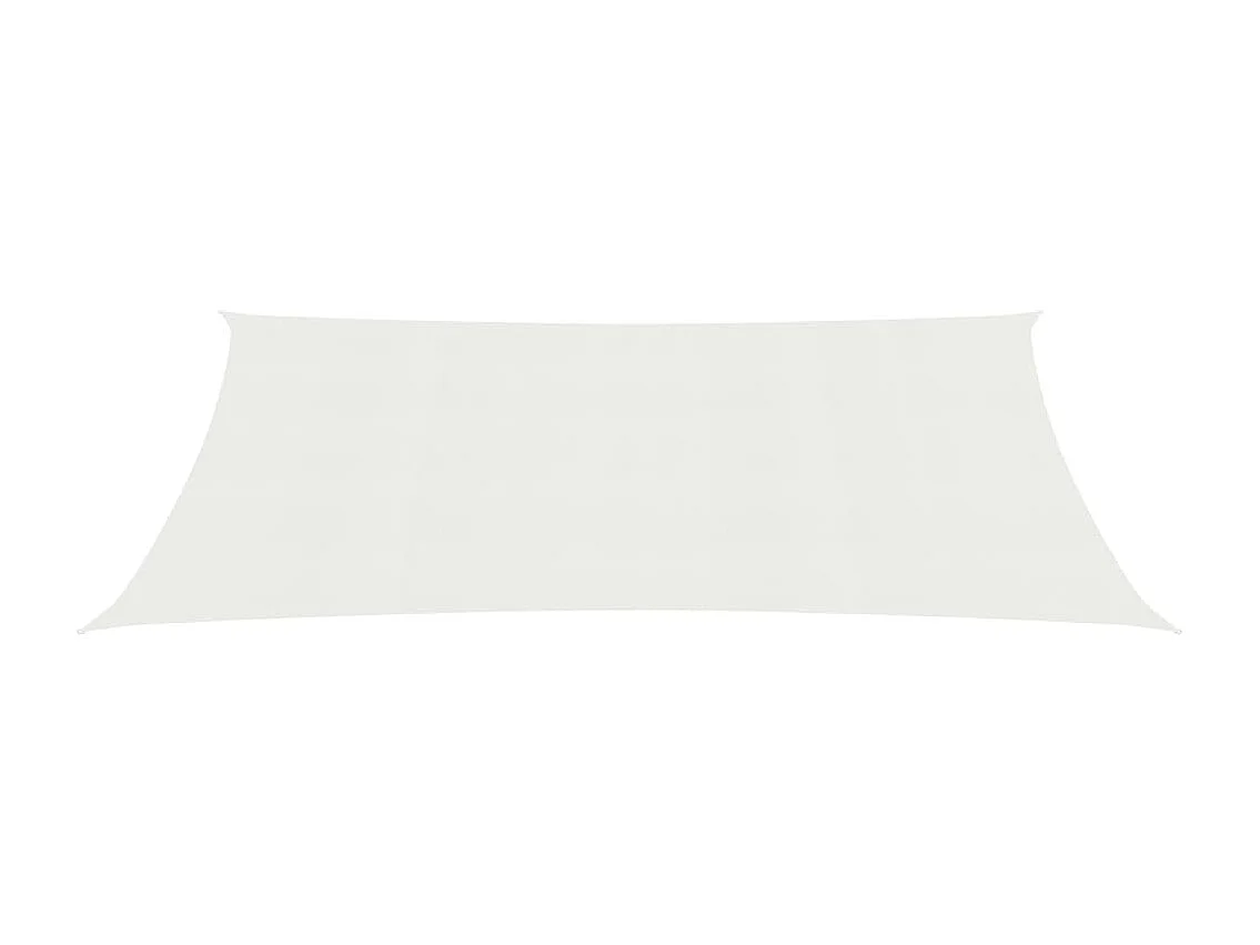Vela ombreggiante 160 g/m² Bianco 2,5x4 m HDPE