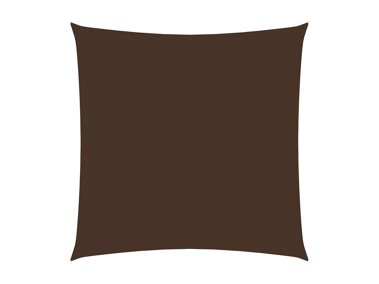 Sonnenschirmsegel quadratisches Oxford-Gewebe 4,5 x 4,5 m braun