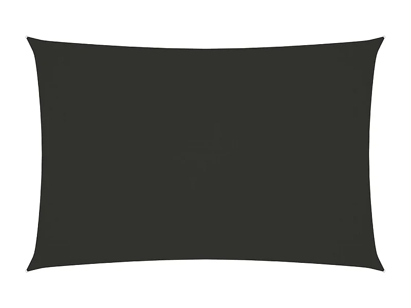 Rechthoekig parasolzeil van Oxford-stof 2x4,5 m antraciet