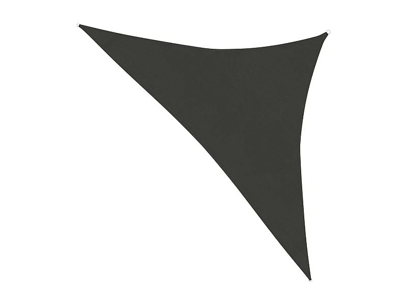 Sonnensegel 160 g/m² Anthrazit 5x5x6 m HDPE