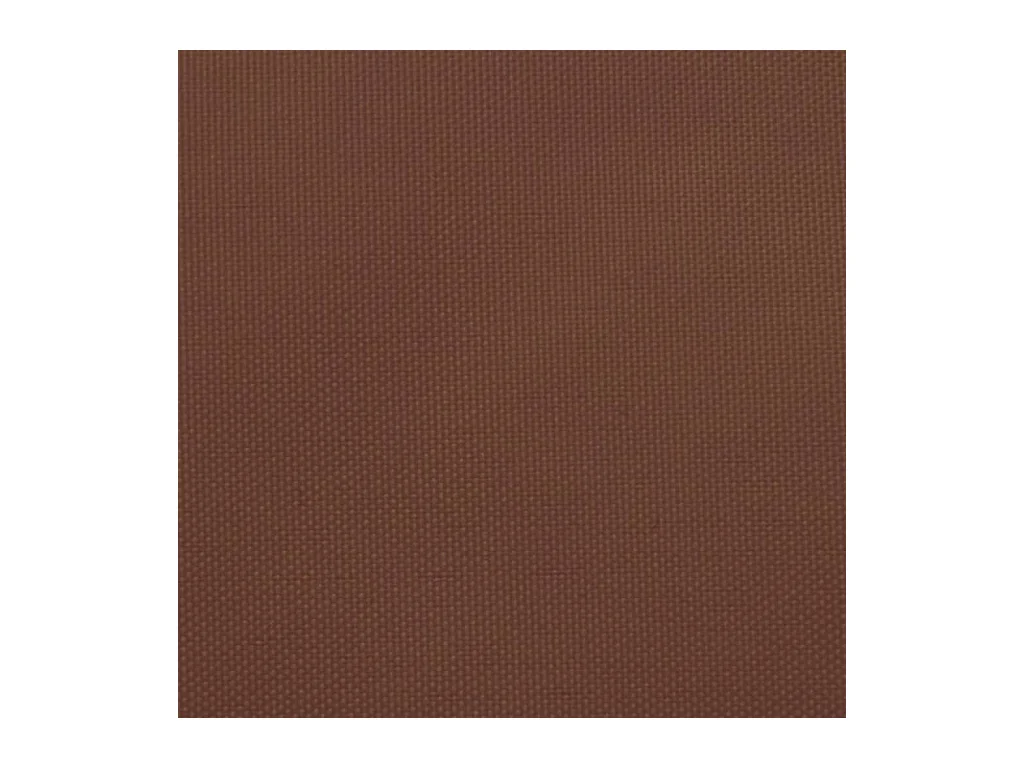 Voile de parasol tissu oxford carré 6x6 m terre cuite