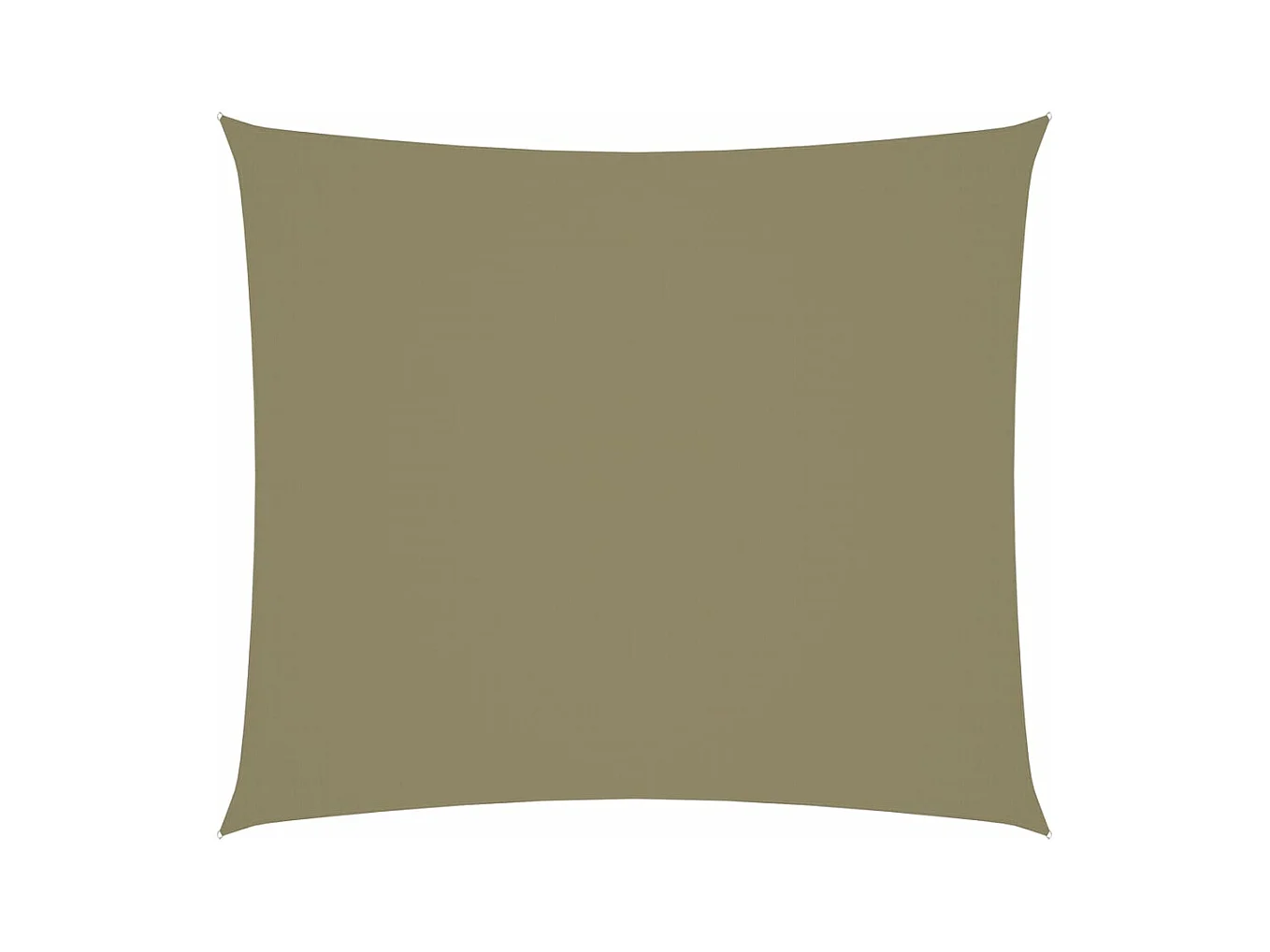 Parasolzeil rechthoekig oxford stof 2,5x3m beige